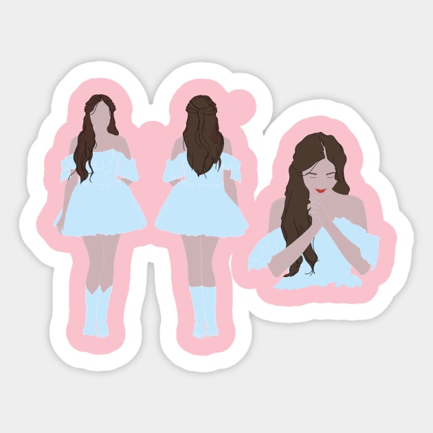 Hyuna x3 Sticker by Aecheoloun